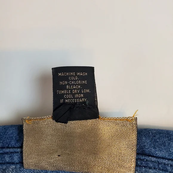 Express vintage long sleeve denim shirt sz 9 - Picture 4 of 9